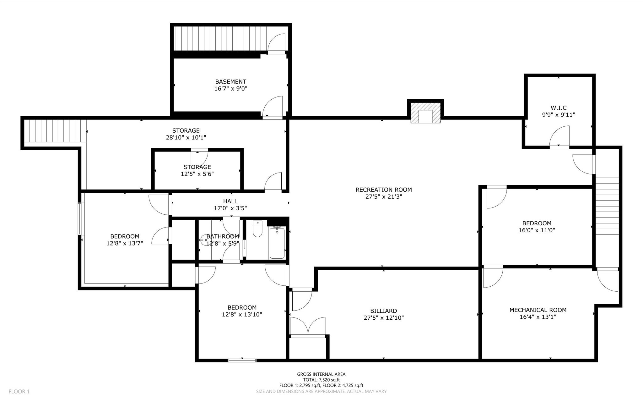 Main House Lower Level
