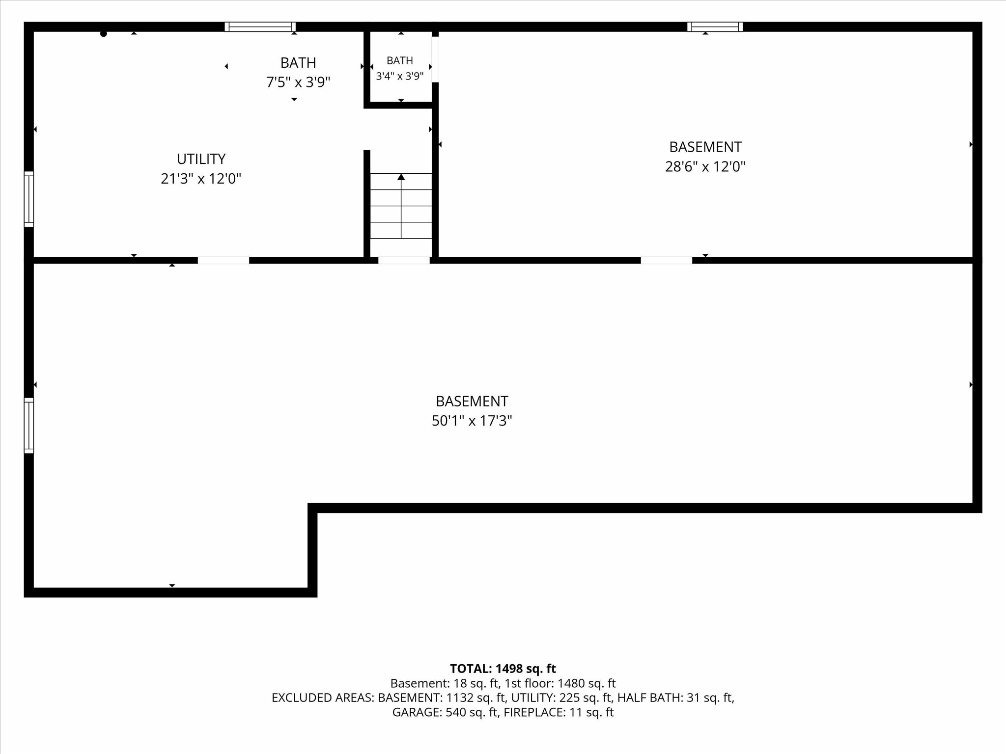 Lower Level Floor Plan