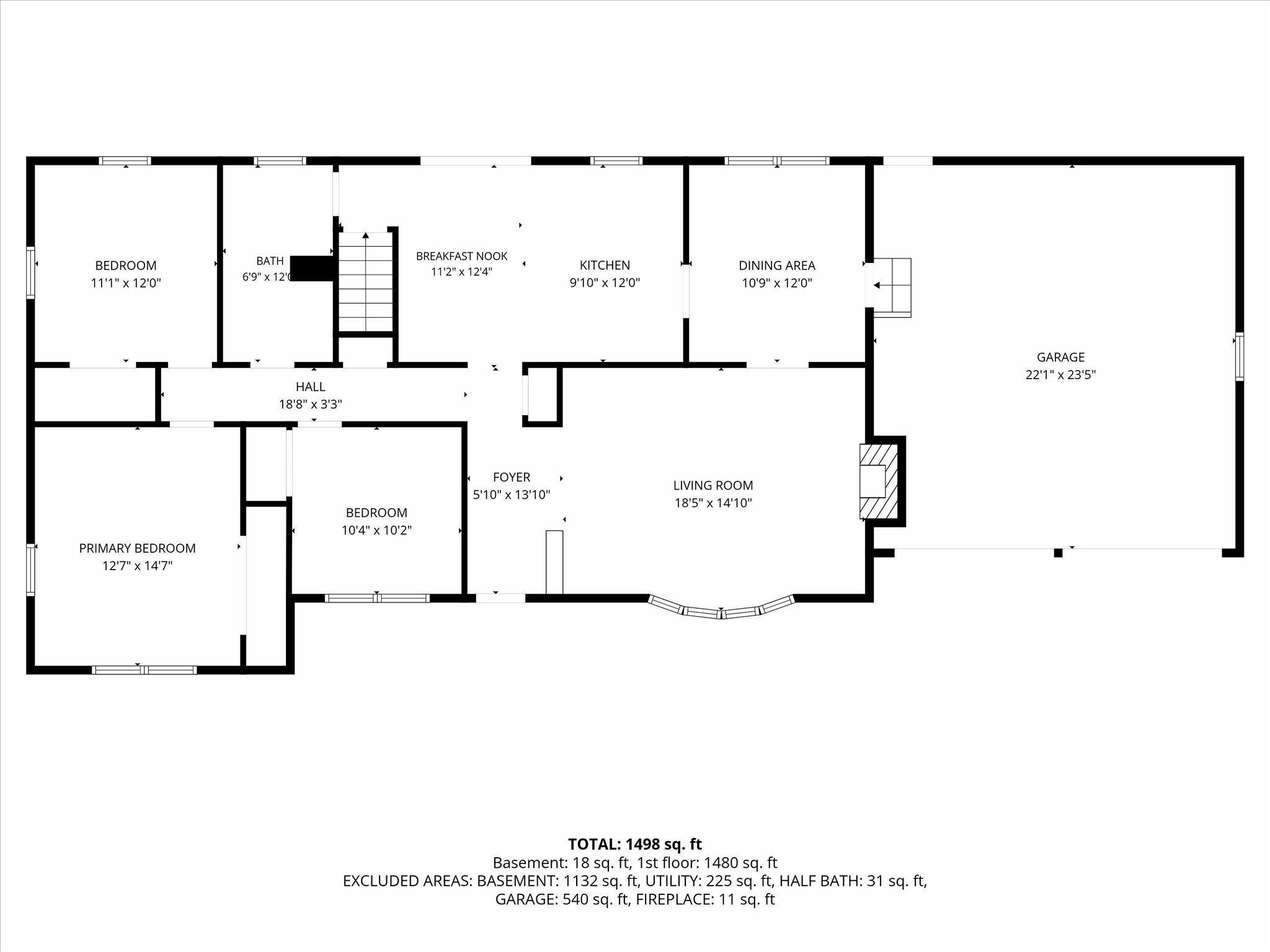 Main Level Floor Plan